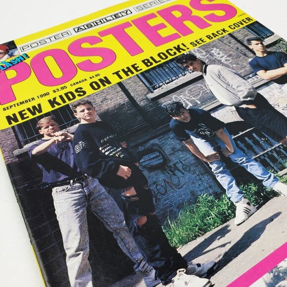 Star Flash! Posters New Kids on Block NKOTB Ashley Series Sept. 1990 Complete - Picture 10 of 10
